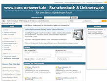 Tablet Screenshot of euro-netzwerk.de
